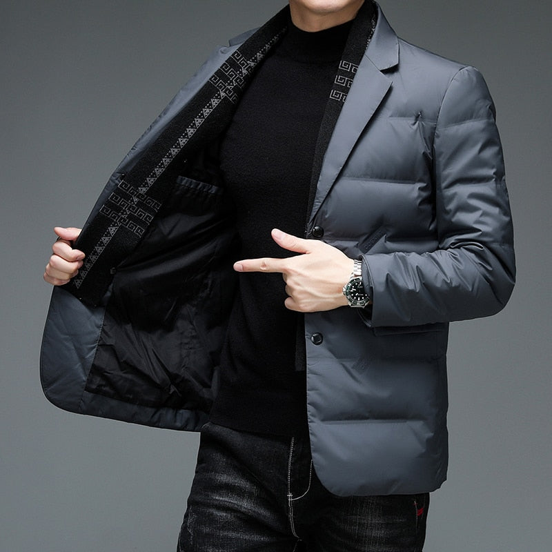 Simon - Eleganter, daunengefütterter Blazer