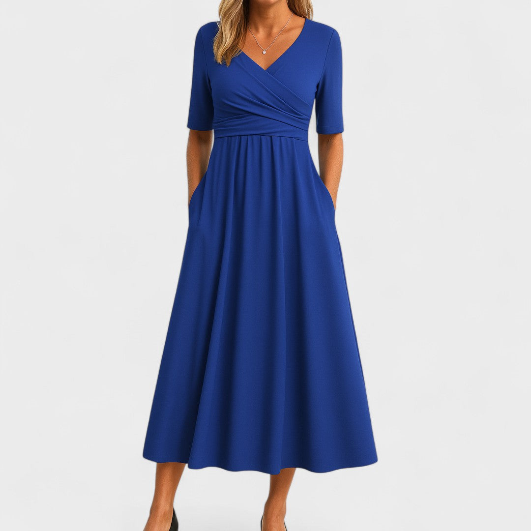 Brygida – Elegant Midi-kjole