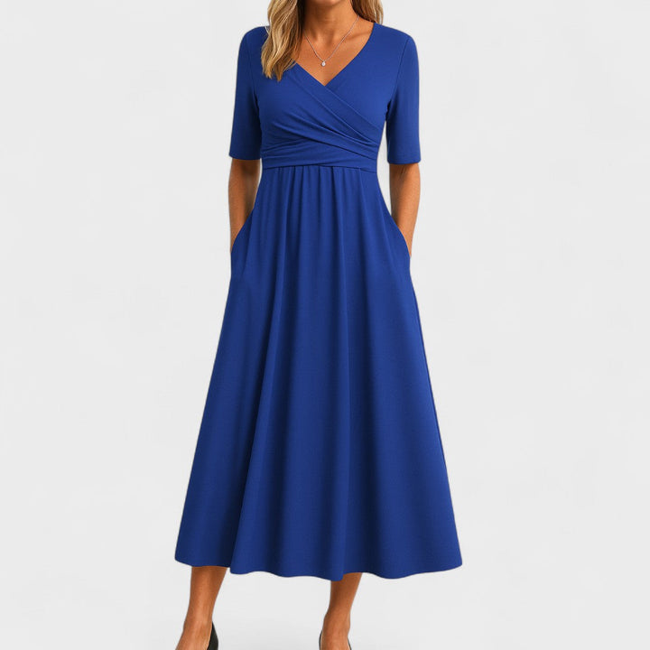 Brygida – Elegant Midi-kjole