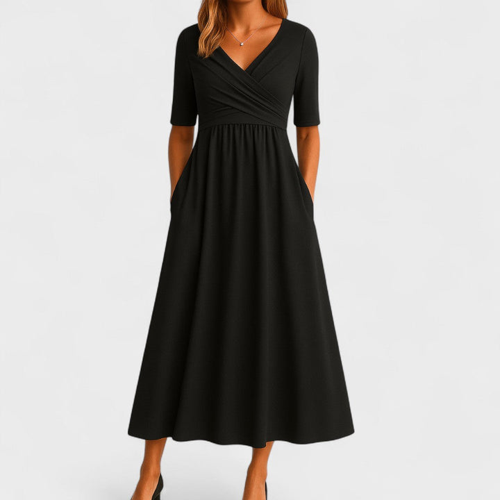 Brygida – Elegant Midi-kjole