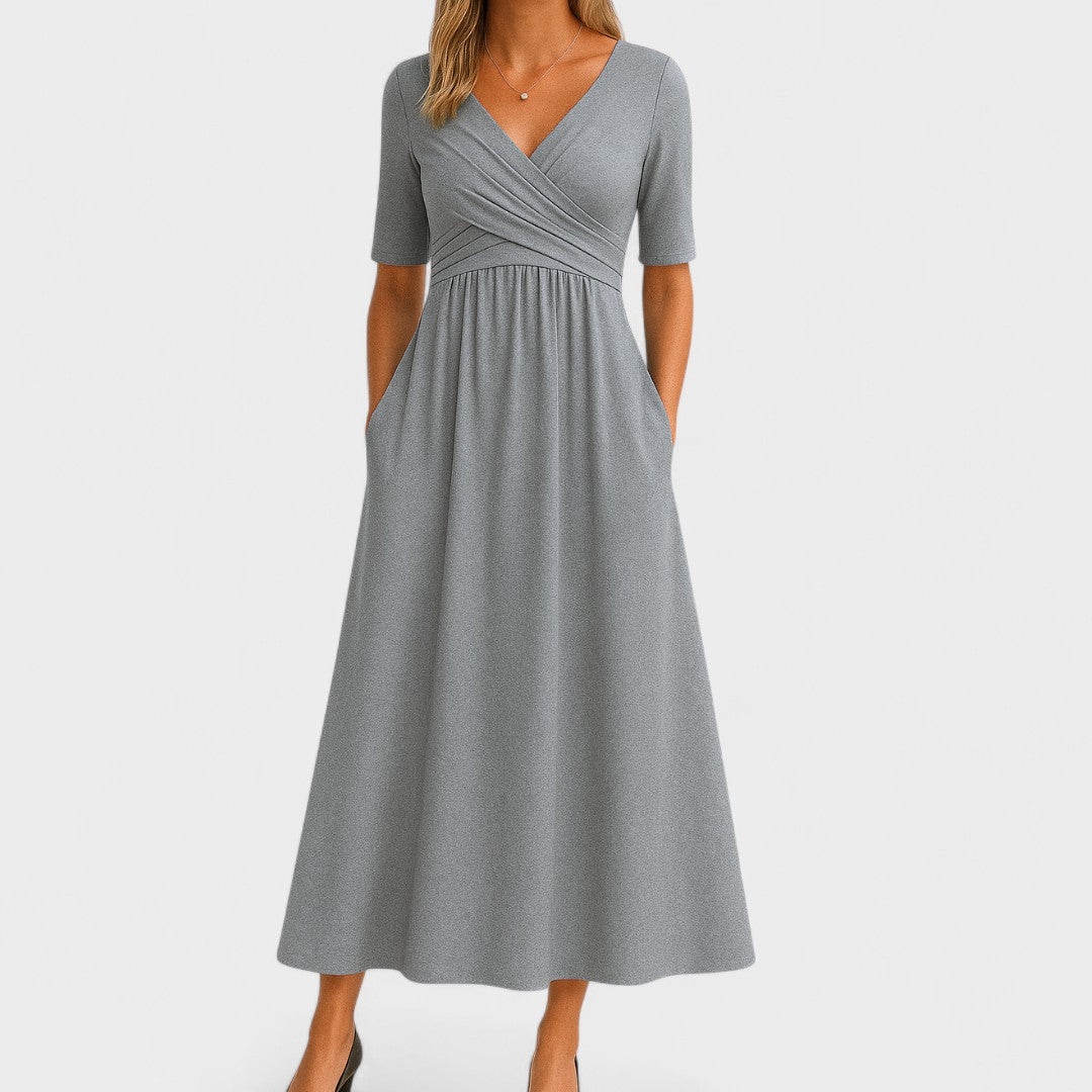 Brygida – Elegant Midi-kjole