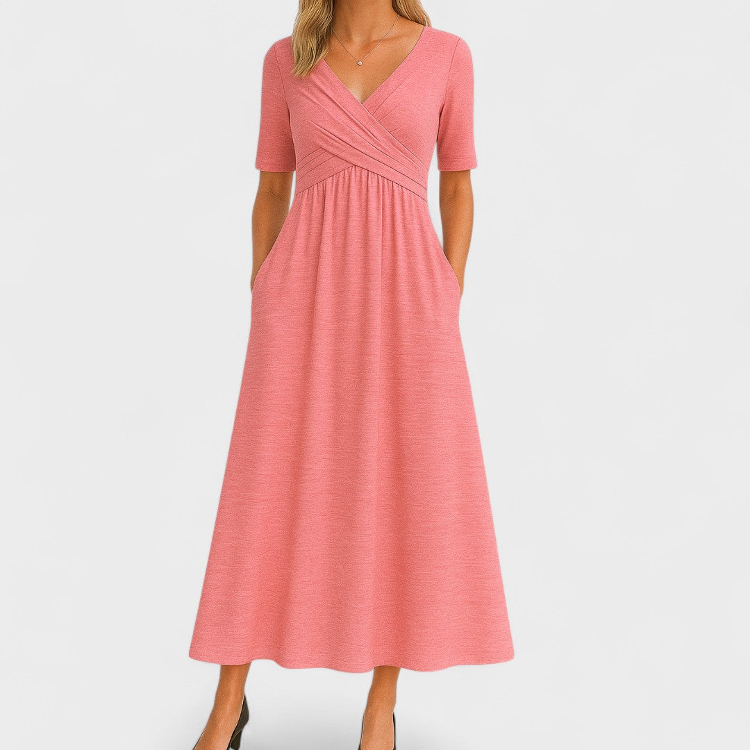 Brygida – Elegant Midi-kjole