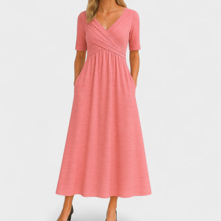 Brygida – Elegant Midi-kjole
