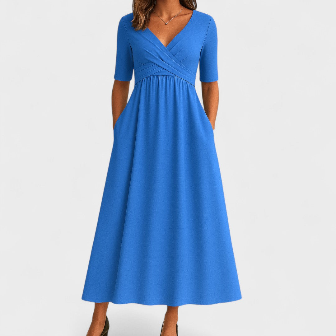 Brygida – Elegant Midi-kjole
