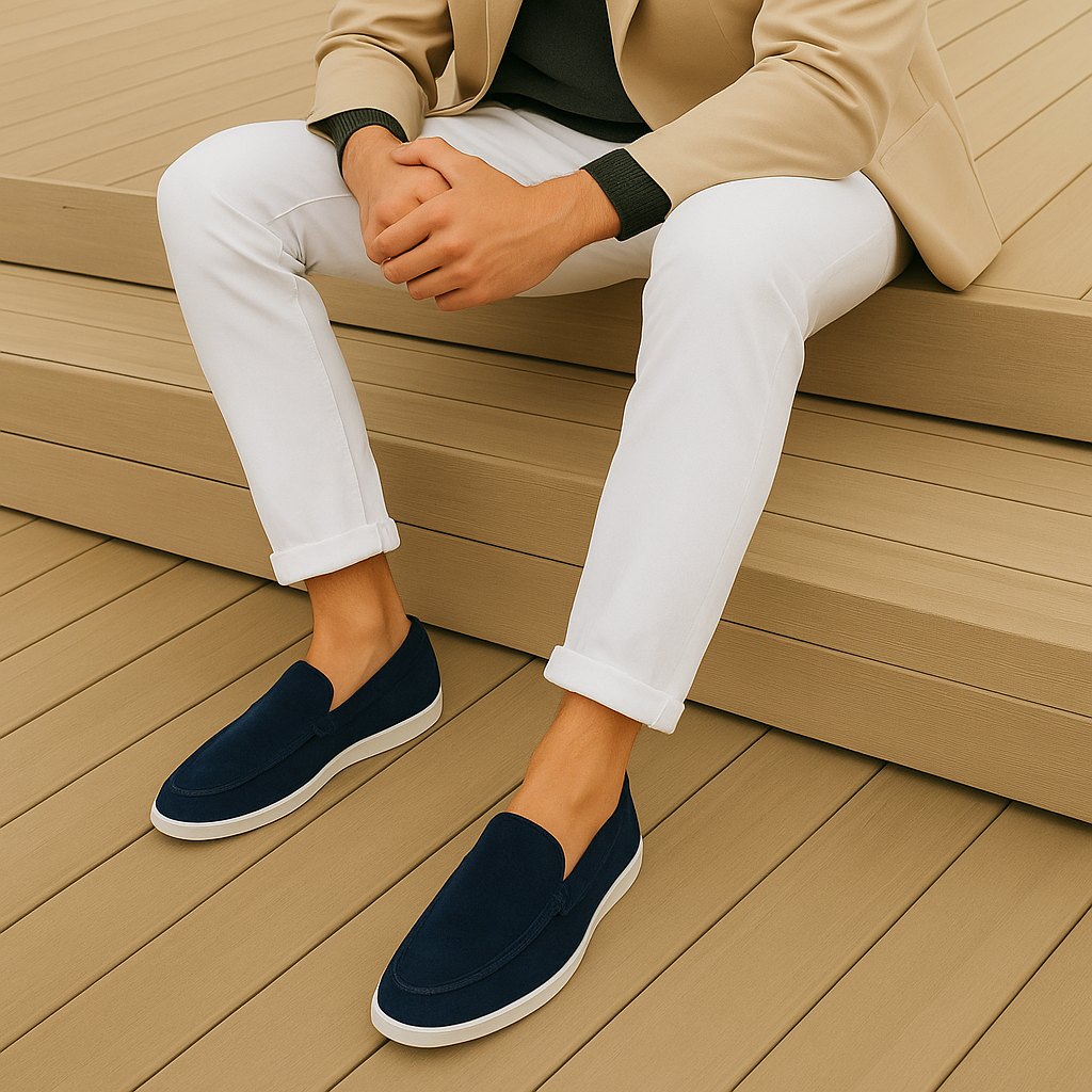 William | Klassiske ruskind loafers