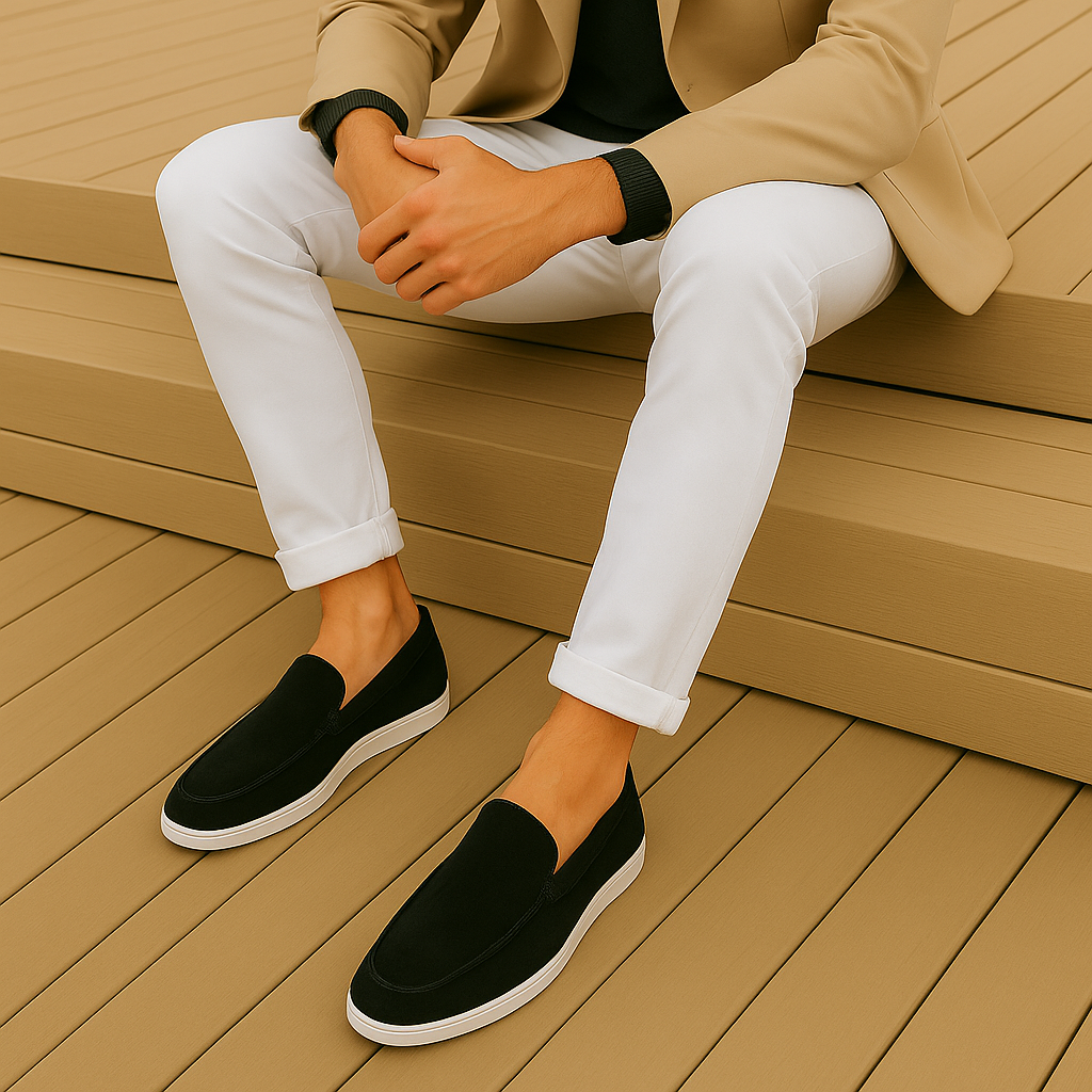 William | Klassiske ruskind loafers