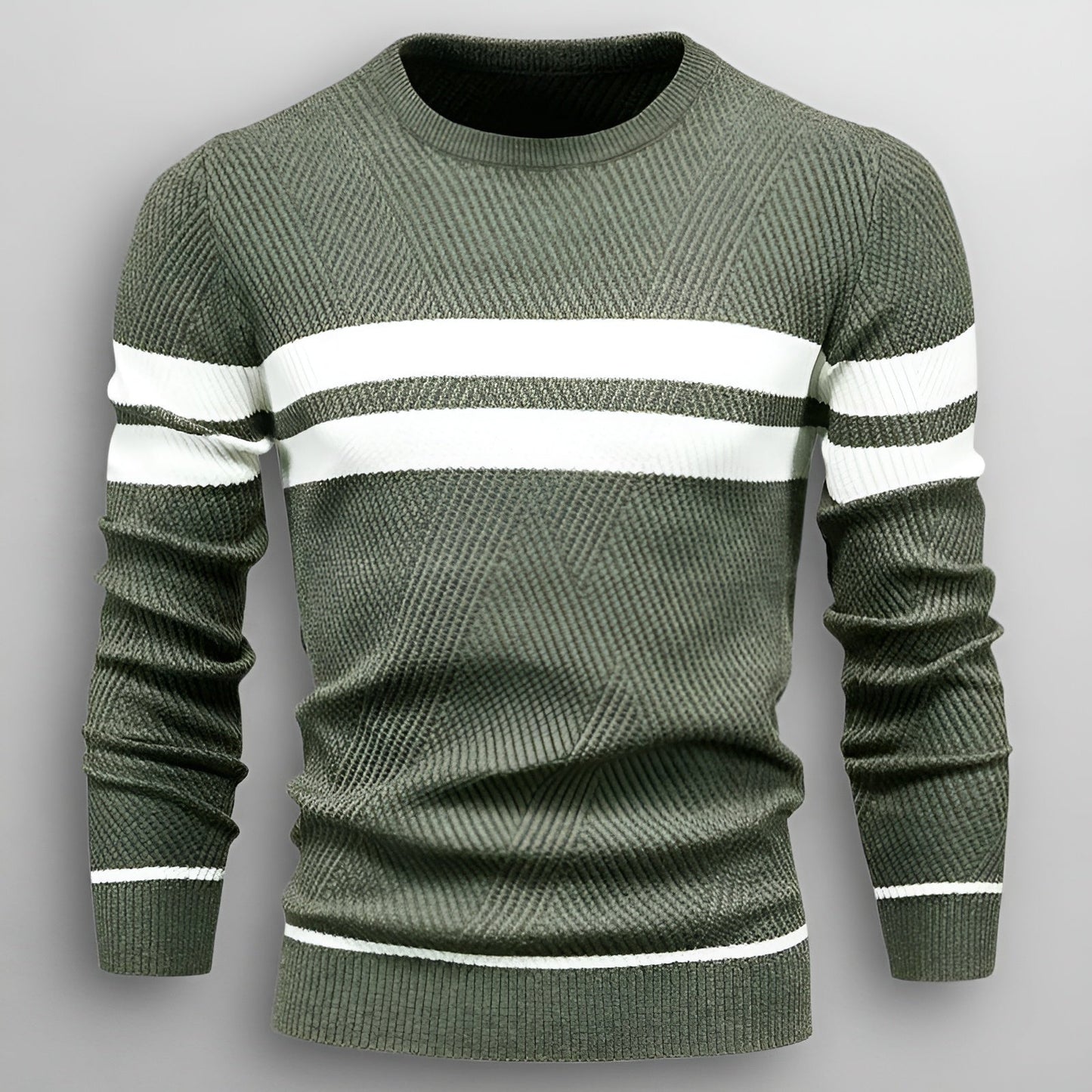 Dorian | Stribet herresweater