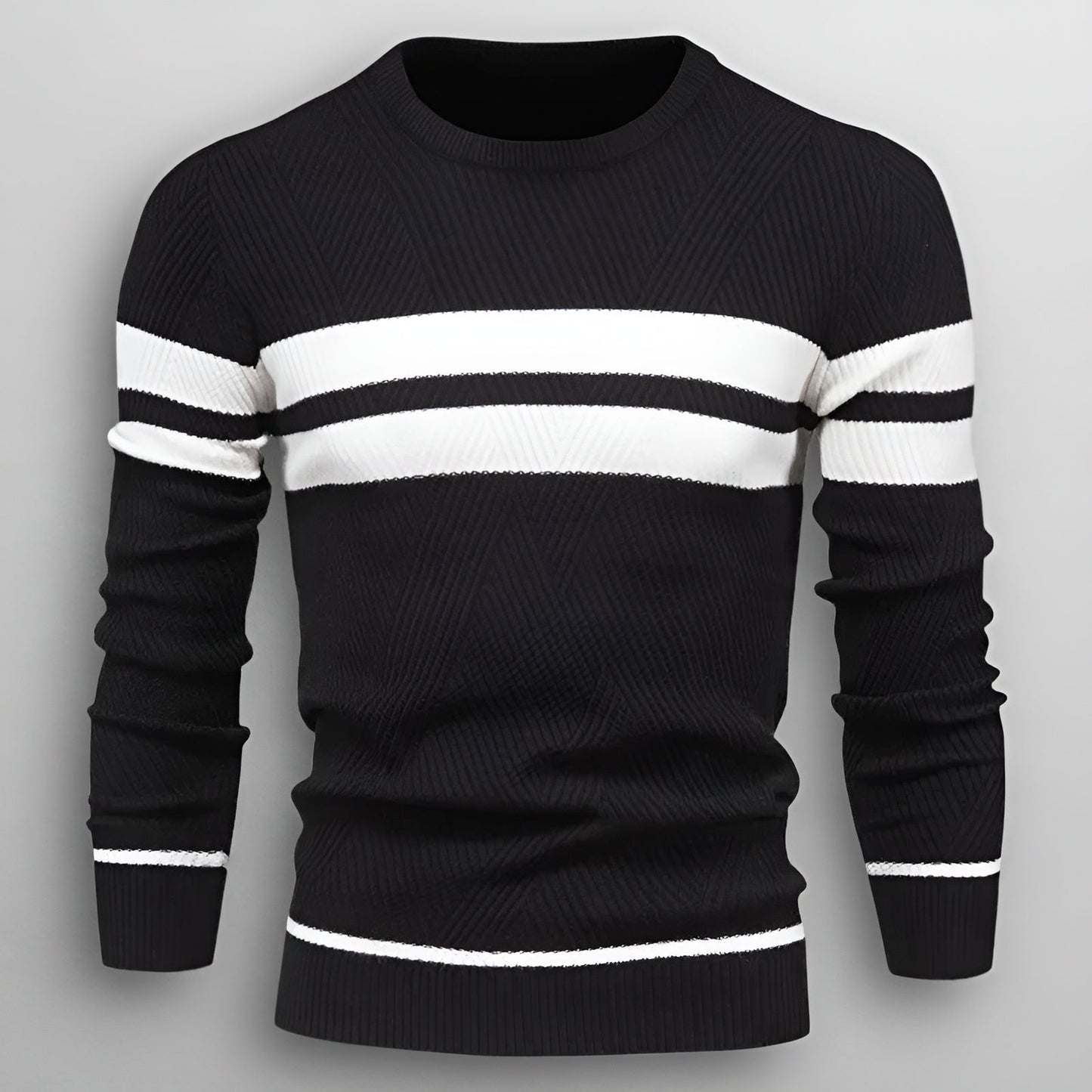 Dorian | Stribet herresweater