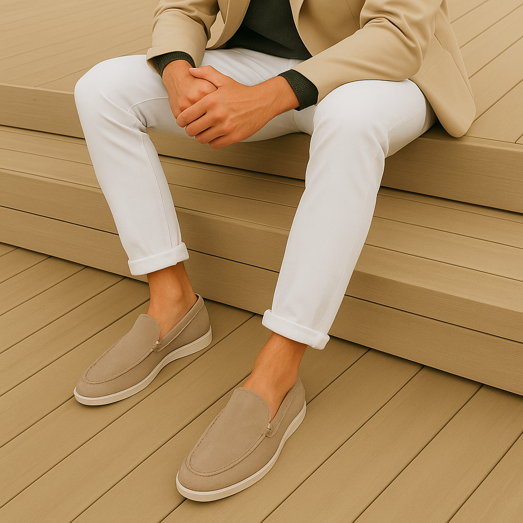 William | Klassiske ruskind loafers