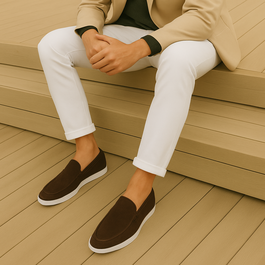William | Klassiske ruskind loafers