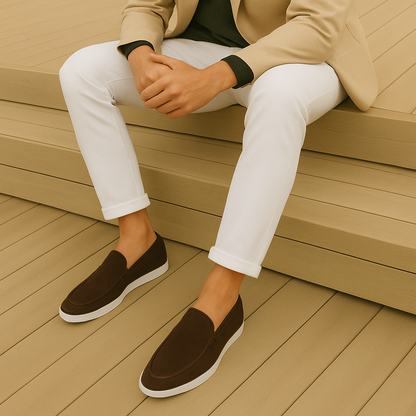 William | Klassiske ruskind loafers